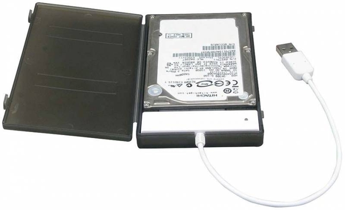 (1032807) USB 2.0 Внешний корпус 2.5" SATA HDD/SSD AgeStar SUBCP1 (BLACK) USB2.0, пластик, черный - фото 43399