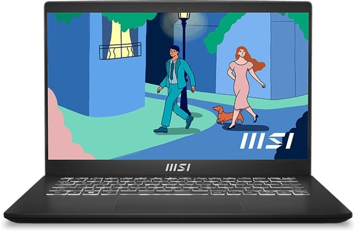 (1032912) Ноутбук MSI Modern 14 C5M-011XRU Ryzen 5 5625U/8Gb/SSD512Gb/14"/IPS/FHD/DOS/black 9S7-14JK12-011 - фото 43450
