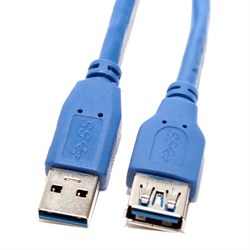 (117868)  Кабель удлинительный USB 3.0 (AM) -> USB3.0 (AF), 1.0m, 5bites (UC3011-010F) - фото 4395