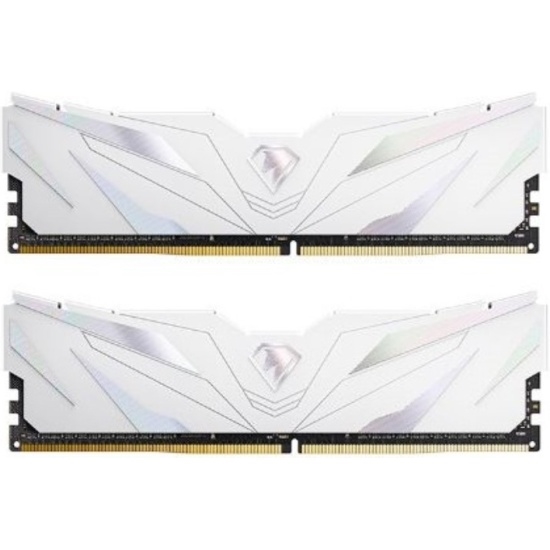(1033389) Память DDR 4 DIMM 32Gb (16Gbx2)  PC25600, 3200Mhz, Netac Shadow II NTSWD4P32DP-32W   C16 White, с радиатором NTSWD4P32DP-32W - фото 44143