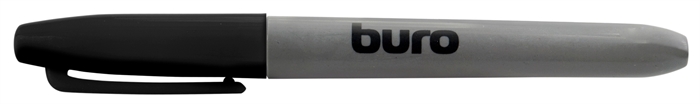 (1033527) Маркер перманентный Buro пулевидный пиш. наконечник 2.5мм черный коробка - фото 44185
