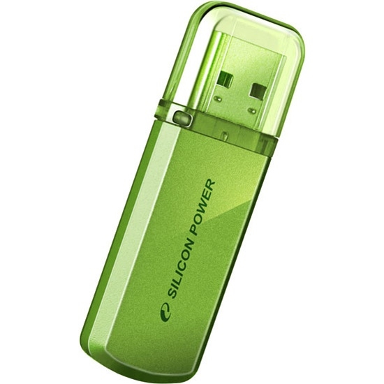 (1033609) Флеш Диск Silicon Power 32Gb Helios 101 SP032GBUF2101V1N USB2.0 зеленый - фото 44272