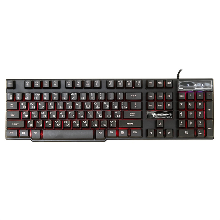 (1033846) Dialog Gan-Kata Клавиатура игровая  KGK-15U Black USB, с подсветкой KGK-15U Black - фото 44425