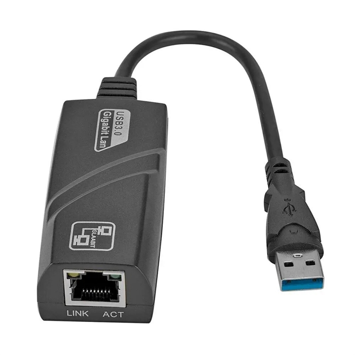 (1034836) Сетевой адаптер для LAN-соединения USB 3.0 на Rj45 Ethernet 10/100/1000 Mbps - фото 45585