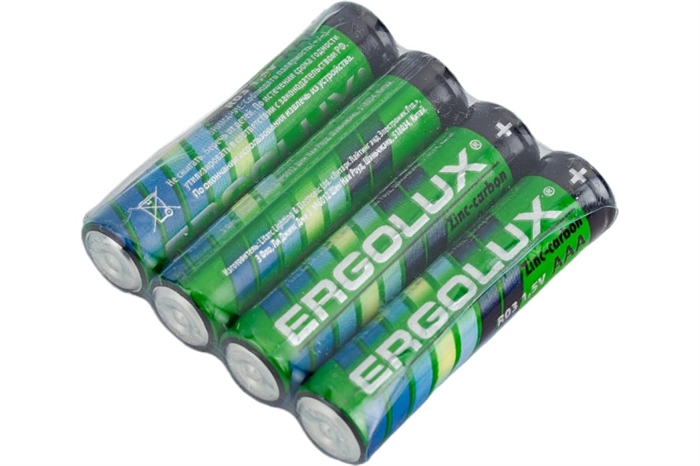 (1034810) Ergolux R 03 SR4 (R03SR4, батарейка,1.5В) (4 шт. в уп-ке) - фото 45607