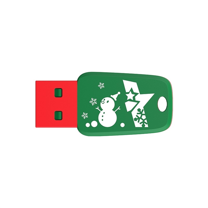 (1035211) Накопитель Flash USB2.0 drive Netac U197 X-mas mini 32Gb RET [NT03U197N-032G-20RG] Новый год - фото 45871