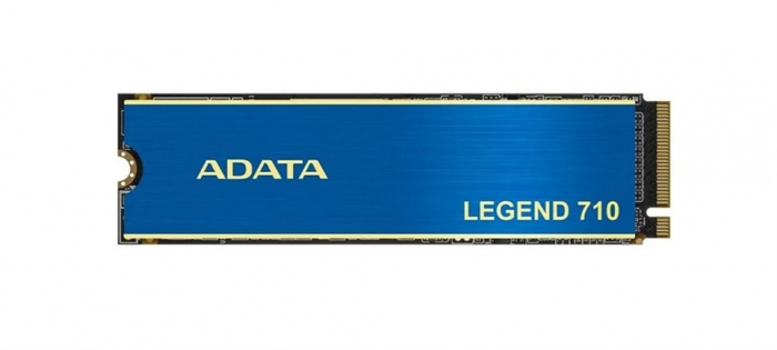 (1035571) Твердотельный накопитель SSD M.2 A-DATA 1.0TB LEGEND 710 <ALEG-710-1TCS> (PCI-E 3.0 x4, up to 2400/1800Mbs, 3D NAND, 260TBW, NVMe 1.4, 22x80mm, радиатор) - фото 46212