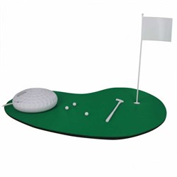 (1110259) CBR Мышь сувенирная+ коврик+ игра MF-500 Golf, 800dpi, USB, MF 500 Golf - фото 4622