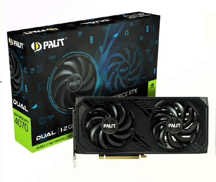 (1035557)Видеокарта Palit GeForce RTX 4070 Dual 12 ГБ (NED64070019K9-1048D) - фото 46256