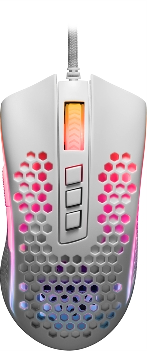 (1035913) Игровая мышка для компьютера Redragon Storm 8 кнопок 12400 dpi белая - фото 46681