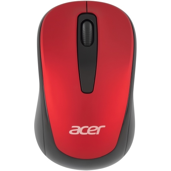 (1035937) Мышь Acer OMR136 красный оптическая (1000dpi) беспроводная USB для ноутбука (2but) ZL.MCEEE.01J - фото 46761
