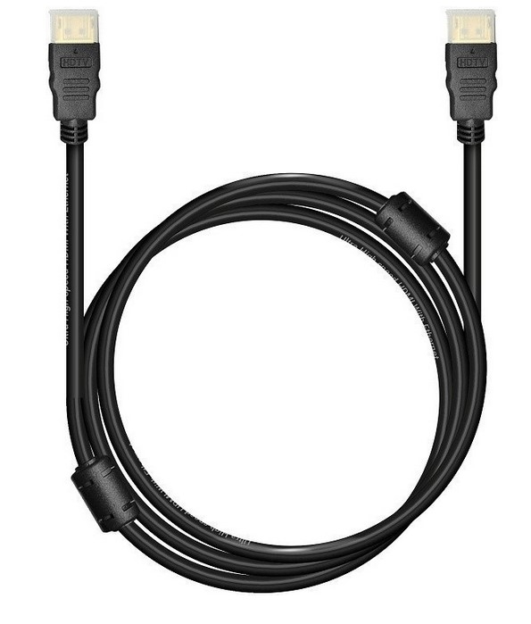 (1036417) Bion Кабель HDMI v2.1, 19M/19M, 3D, 8K UHD, экран, ферритовые кольца, 1м, черный [BXP-HDMI21-010] - фото 46993