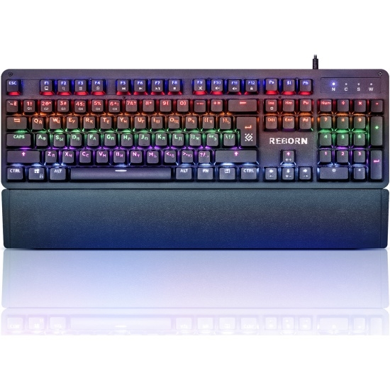 (1037031) Механическая клавиатура для компьютера игровая Defender Reborn (Full-size) - фото 47094