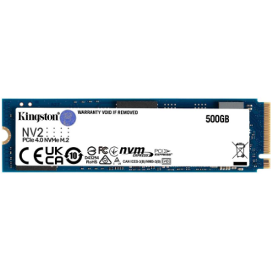 (1037270) Kingston 500 ГБ Внутренний SSD-диск NV2 M.2 PCI-E 4.0 (SNV2S/500G) - фото 47270