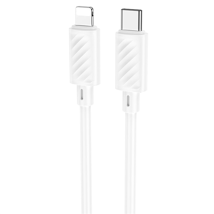 (1037923) USB кабель HOCO X88 Gratified Lightning 8-pin, 2.4А, 1м, PVC (черный) - фото 47657