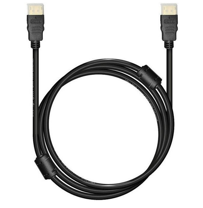 (1038033) Bion Кабель HDMI v2.0, 19M/19M, 3D, 4K UHD, 3м, черный [BXP-HDMI2MM-030] - фото 47908