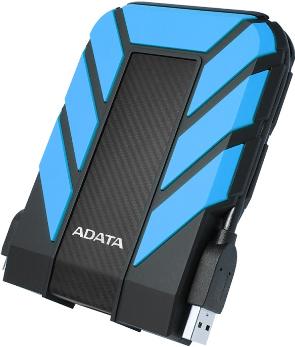 (1038089) Жесткий диск A-Data USB 3.0 1TB AHD710P-1TU31-CBL HD710Pro DashDrive Durable 2.5" синий - фото 47946