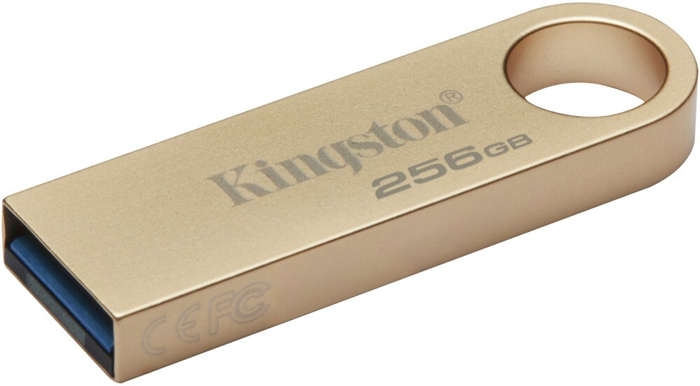 (1038161) Флеш Диск Kingston 256GB DataTraveler SE9 DTSE9G3/256GB USB3.0 золотистый - фото 48086