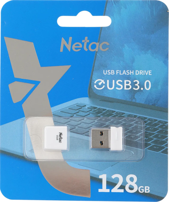 (1038162) Флеш Диск Netac 128GB U116 NT03U116N-128G-30WH USB3.0 белый - фото 48094