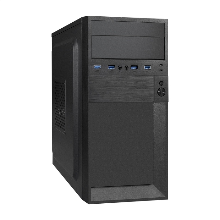 (1038215) Exegate EX291149RUS Корпус Minitower ExeGate BAA-105U4-01 (mATX, без БП, 4*USB3.0, HD аудио, черный) - фото 48134