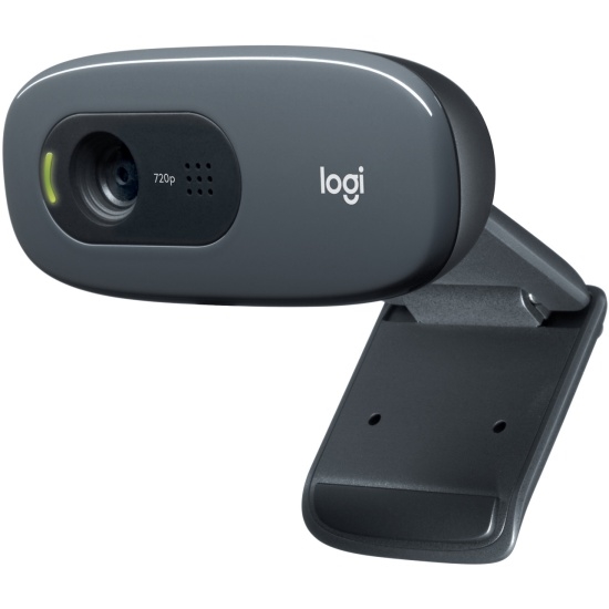 (1038477) 960-001063/960-000999 Logitech HD Webcam C270, {USB 2.0, 1280*720, 0.9MP разрешение матрицы,3Mpix foto, Mic, Black} - фото 48213