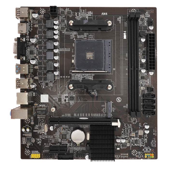 (1038538) Материнская плата Azerty MB-A320-B AM4 Micro-ATX 120-0454 - фото 48229