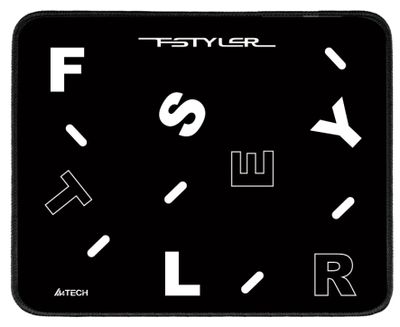 (1038556) Коврик для мыши A4Tech FStyler FP25 Мини черный/белый 250x200x2мм (FP25 BLACK) - фото 48292