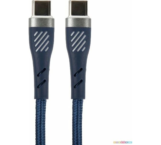 (1038653) PERFEO Кабель USB C вилка - C вилка, 60W, синий, длина 1 м., POWER (C1103) - фото 48321