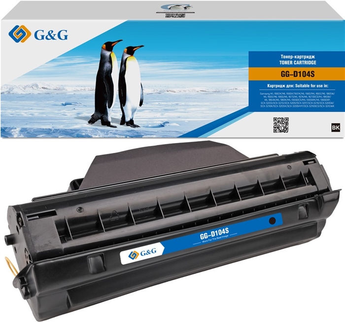 (1038719) Картридж лазерный G&G GG-D104S черный (1500стр.) для Samsung ML-1660K/1665K - фото 48479