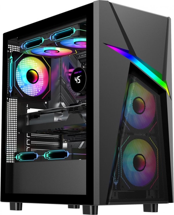 (1039312) Корпус GMNG GG-CC103 черный без БП ATX 8x120mm 2x140mm 1xUSB2.0 1xUSB3.0 audio bott PSU GG-CC103 - фото 48773