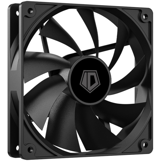 (1039336) Вентилятор ID-COOLING XF-120-K 120x120x25мм (PWM, Low Noise, резиновые углы, 700-1800об/мин, черный)  BOX XF-120-K - фото 48924