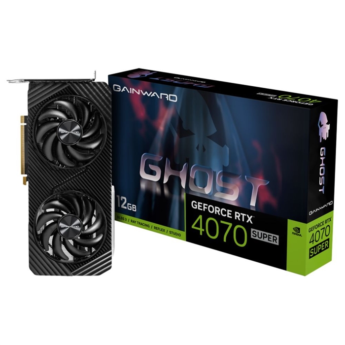 (1039630) Gainward Видеокарта GeForce RTX 4070 SUPER 12 ГБ (SUPER GHOST NED407S019K9-1043B) - фото 49328