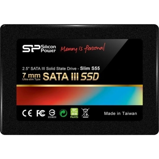 (1039645) Накопитель SSD Silicon Power SATA-III 480GB SP480GBSS3S55S25 Slim S55 2.5" - фото 49333