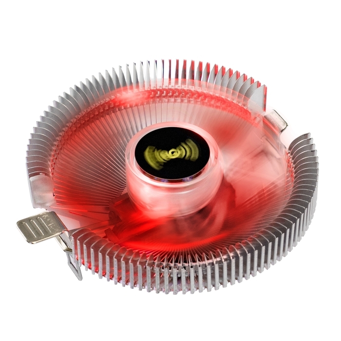 (1040391) Кулер ExeGate Wizard EE91-RED (Al, LGA775/1150/1151/1155/1156/1200/1700/1851/AM2/AM2+/AM3/AM3+/AM4/AM5/FM1/FM2/754/939/940, TDP 75W, Fan 90mm, 2200RPM, Hydro bearing, 3pin, 22db, 170г, красная подсветка, с термопастой, на защелках, Color Bo EX286147RUS - фото 50068