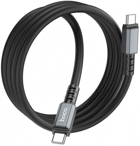 (1040450) Кабель Hoco X85 Type-C to Type-C USB Type-C (m)-USB Type-C (m) 1м черный X85 TYPE-C TO TYPE-C X85 TYPE-C TO TYPE-C - фото 50136