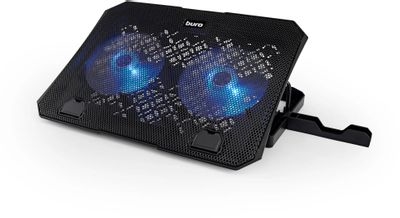 (1040493) Подставка для ноутбука Buro BU-LCP150-B213 15"335x265x22мм 74.35дБ 1xUSB 2x 140ммFAN 480г металличес BU-LCP150-B213 - фото 50152