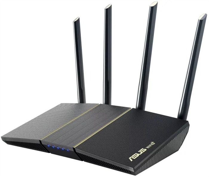 (1041159) Роутер беспроводной Asus RT-AX57 AX3000 10/100/1000BASE-TX черный RT-AX57 - фото 50291