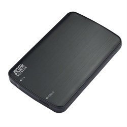 (1002606) Внешний корпус для HDD AgeStar 3UB2A14 USB 3.0-SATA пластик/алюминий черный - фото 5036