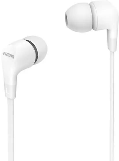(1040800) Гарнитура внутриканальные Philips TAE1105WT/00 1.2м белый проводные TAE1105WT/00 - фото 50521