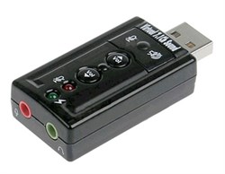(1002320) Звуковая карта USB TRAA71 (C-Media CM108) 2.0 channel out 44-48KHz (7.1 virtual channel) RTL - фото 5066