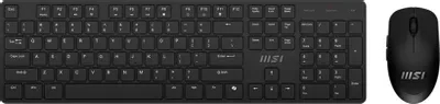(1041631) Клавиатура + мышь MSI FORGE K200 W COMBO MS-8ZA4 клав:черный мышь:черный USB беспроводная Bluetooth/ S11-43RU304-Y92 S11-43RU304-Y92 - фото 50730
