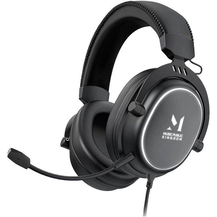 (1041709) Гарнитура Music Public Kingdom HS150 Black Проводная гарнитура, Подключение: USB-A, Драйверы: 50 мм, Чувствительность: 106+-3 дБ, Сопротивление: 32 Ом +-15%, Частотный диапазон: 20 - 20000 Гц, Номинальная мощность: 20 мВт, Макс мощность: 30 Music Public Kingdom HS150 Black - фото 50813