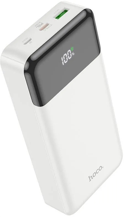 (1040884) Мобильный аккумулятор Hoco J102 Cool figure 10000mAh QC3.0/PD3.0 20W 3A USB-A/USB-C белый (J102 COOL J102 COOL FIGURE WHITE J102 COOL FIGURE WHITE - фото 50902