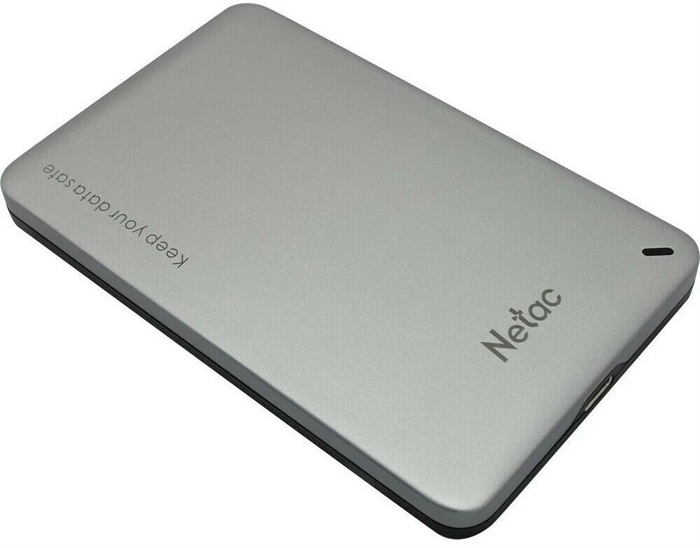 (1041744) Внешний корпус NETAC WH12 <NT07WH12-30СC> для HDD/SSD 2.5" SATA -> USB3.0 серебристый, C to C cable NT07WH12-30CC - фото 51028