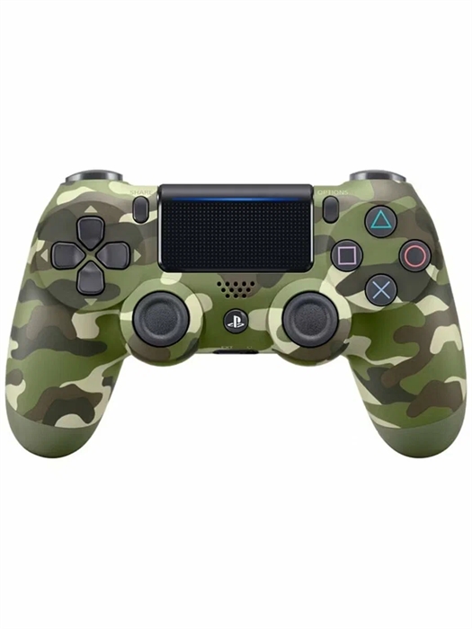 (1041815) Беспроводной геймпад dualshock 4 PS4, пк, смартфона (зеленый камуфляж) 1041815 - фото 51106