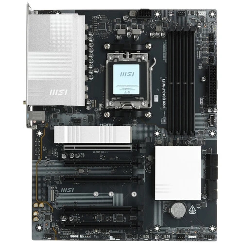 (1042106) Материнская плата MSI PRO B840-P WIFI SocketAM5 AMD B840 4xDDR5 ATX AC`97 8ch(7.1) 2.5Gg RAID+HDMI PRO B840-P WIFI - фото 51207