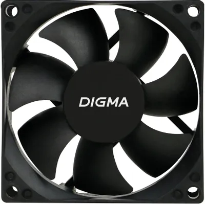 (1037487) Вентилятор Digma DFAN-80 80x80x25 3-pin 4-pin (Molex)23dB 73gr Ret DFAN-80 - фото 51301