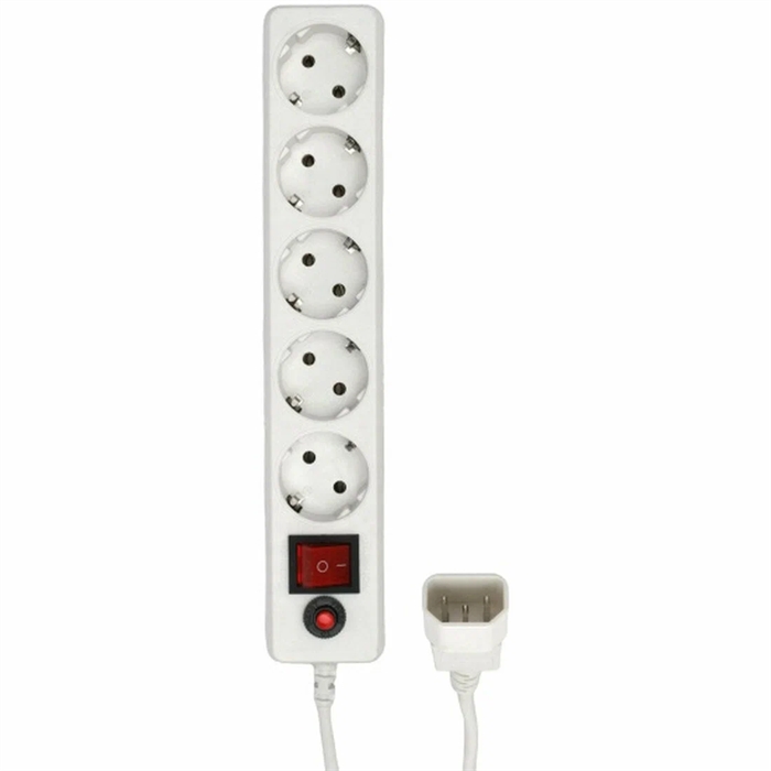 1042507 Сетевой фильтр Гарнизон 5р, 10А, 1.8м, ур.защиты 4, белый, коробка EHLW-1 - фото 51504