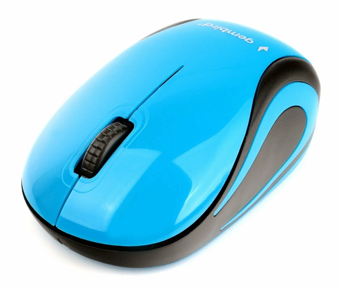 1042411 Беспроводная мышь Gembird, 4кн, 1000-1600 DPI, 2.4 ГГц, синий MUSW-250-2 - фото 51541