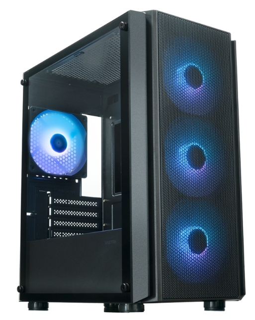 (1042820) Корпус XASTRA  A402M 4ARGB-C6 Black mATX/Mesh/full-size TG/ 4x120mm ARGB PWM fans/Argb+PWM HUB 6port/  A402M-4FC12A-BK-C6 A402M-4FC12A-BK-C6 - фото 51791